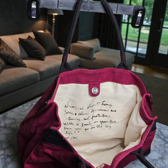 Izak Zenou "Girl" Tote Bag-EUC RARE - Picture 2 of 4